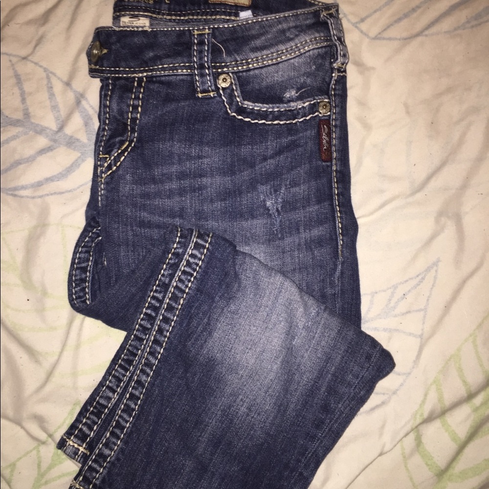 Silver jeansCapris size 31 (10/11)